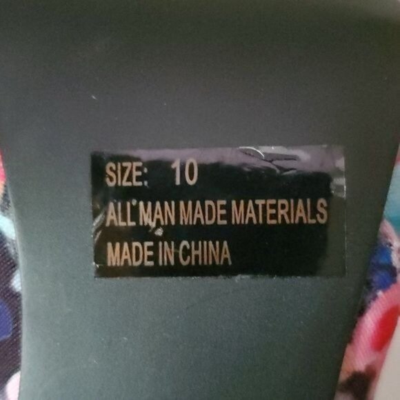 STILETTO HEELS PUMPS SHOES Pink Floral Peep Toe Lace Up Qupid Women's WOMAN'S 10 - Picture 11 of 16